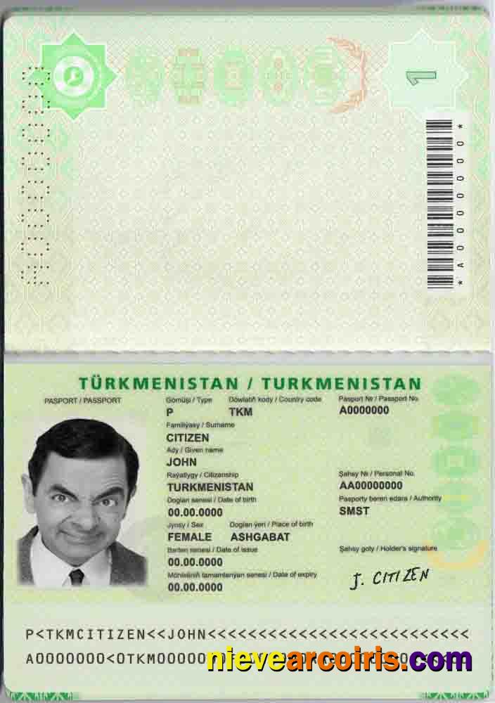 Turkmenistan passport
